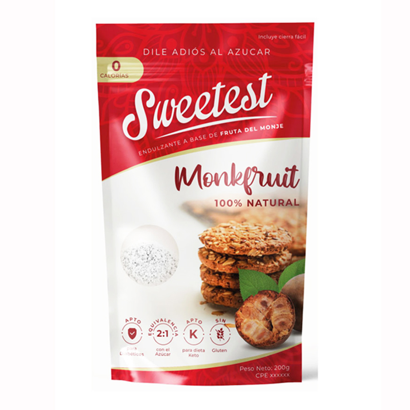 EDULCORANTE MONKFRUIT SWEETEST 200GR