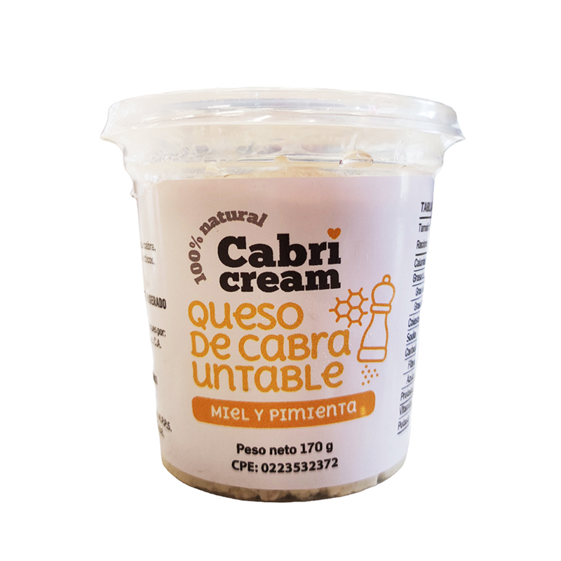 QUESO DE CABRA MIEL Y PIMIENTA CAPRILAC 170 GR