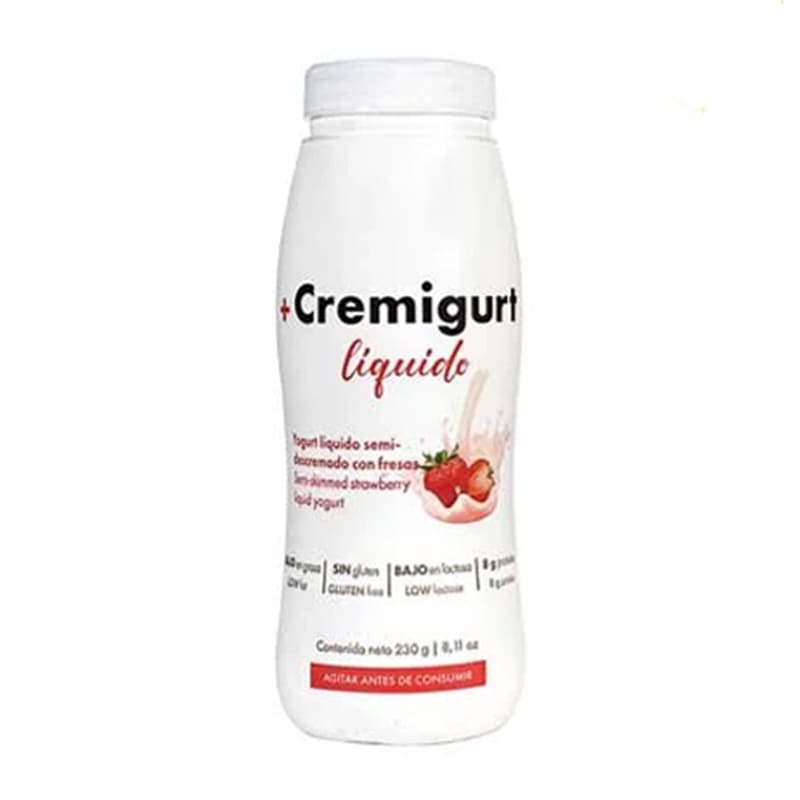 YOGUR LIQUIDO DE FRESA CREMIGURT 230 GR