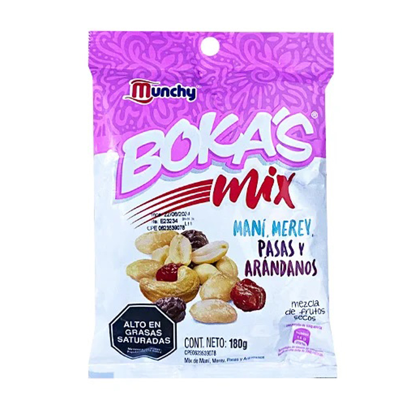 MUNCHY BOKAS MIX 180GR