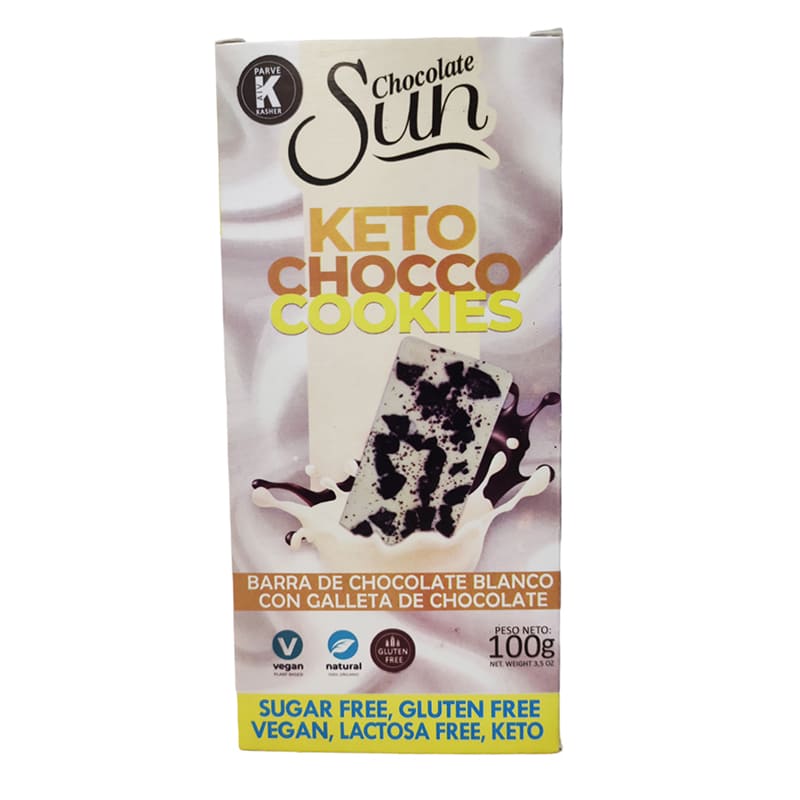 CHOCCO COOKIES KETO SUN 100 GR