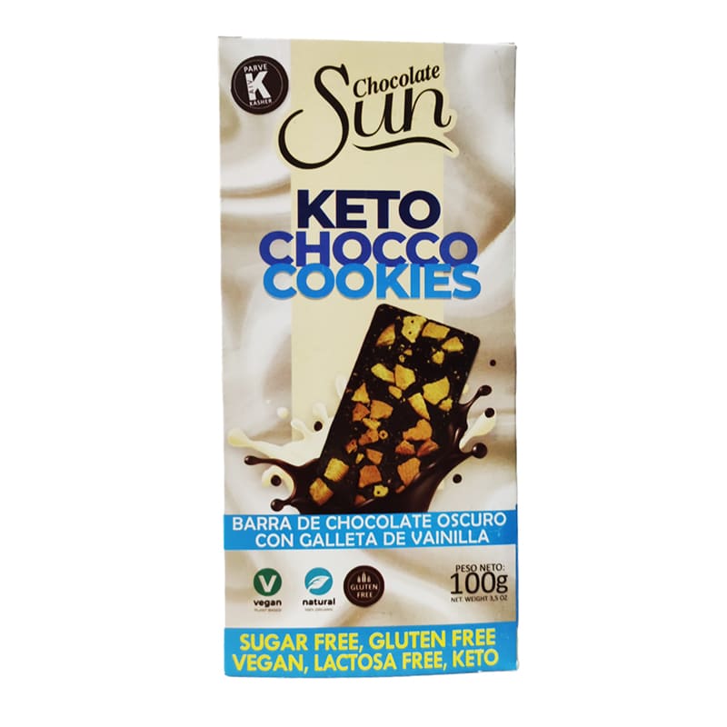 CHOCCO COOKIES KETO SUN 100 GR
