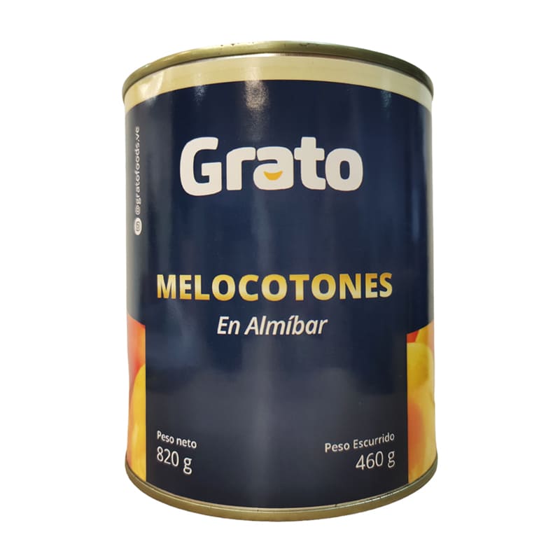 MELOCOTONES EN ALMIBAR GRATO 820 GR