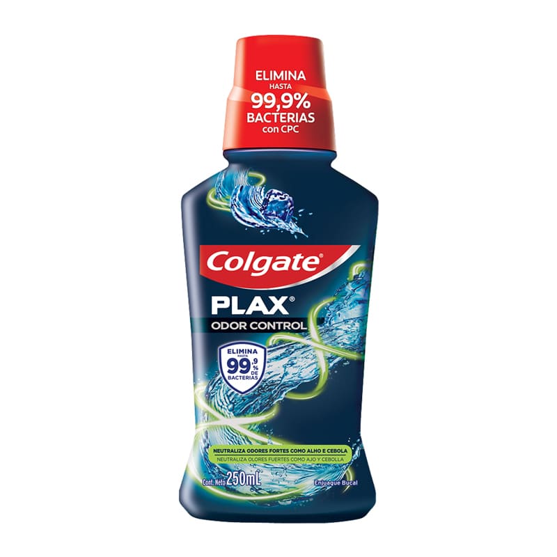 ENJUAGUE BUCAL PLAX ODOR CONTROL COLGATE 250 ML
