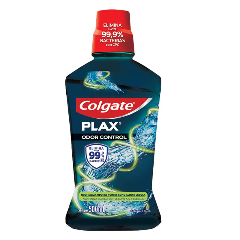 ENJUAGUE BUCAL PLAX ODOR CONTROL COLGATE 500 ML