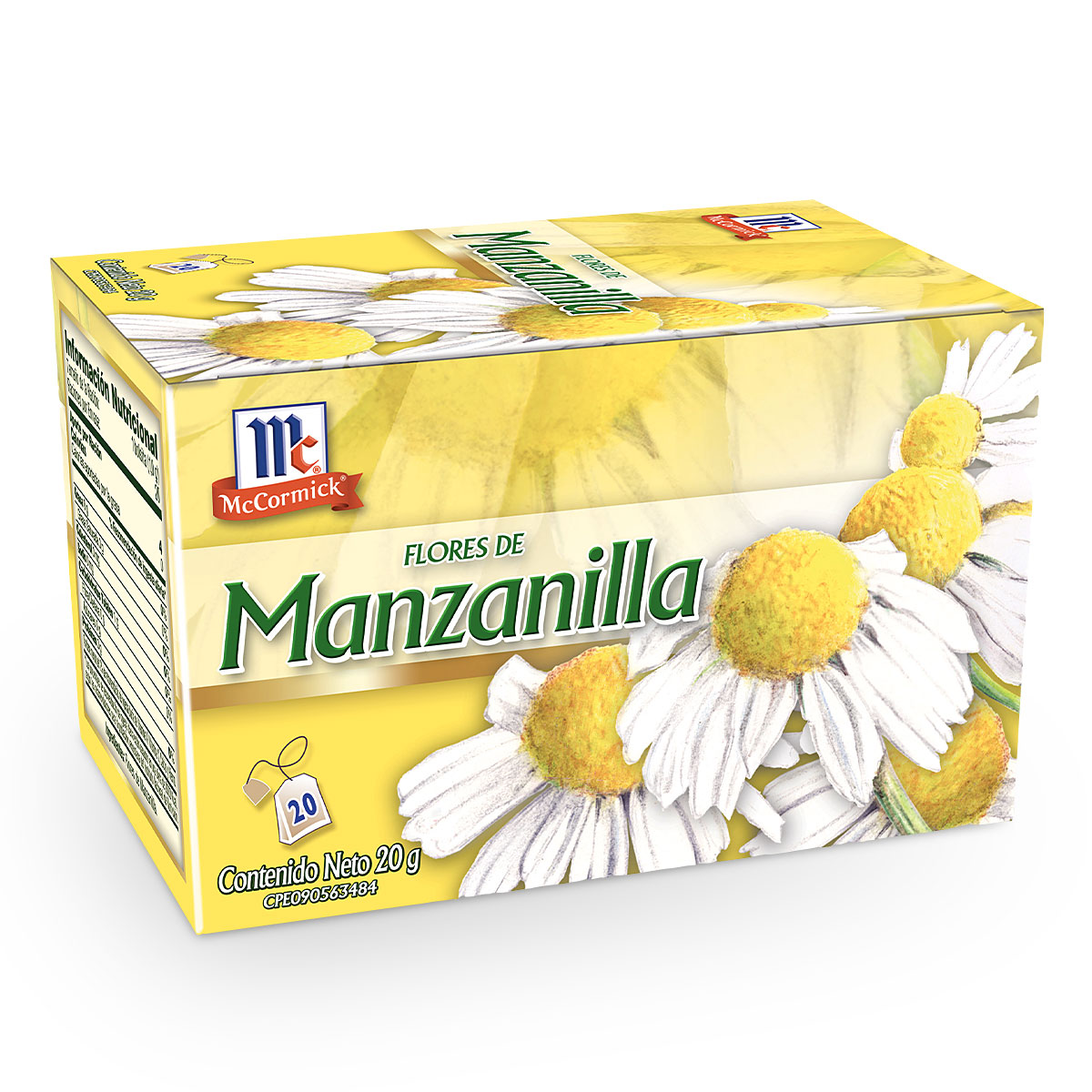 TÉ DE MANZANILLA MCCORMICK 20 Unidades