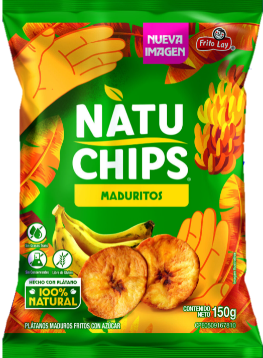 PLATANITOS NATUCHIPS MADURITOS 150 GR