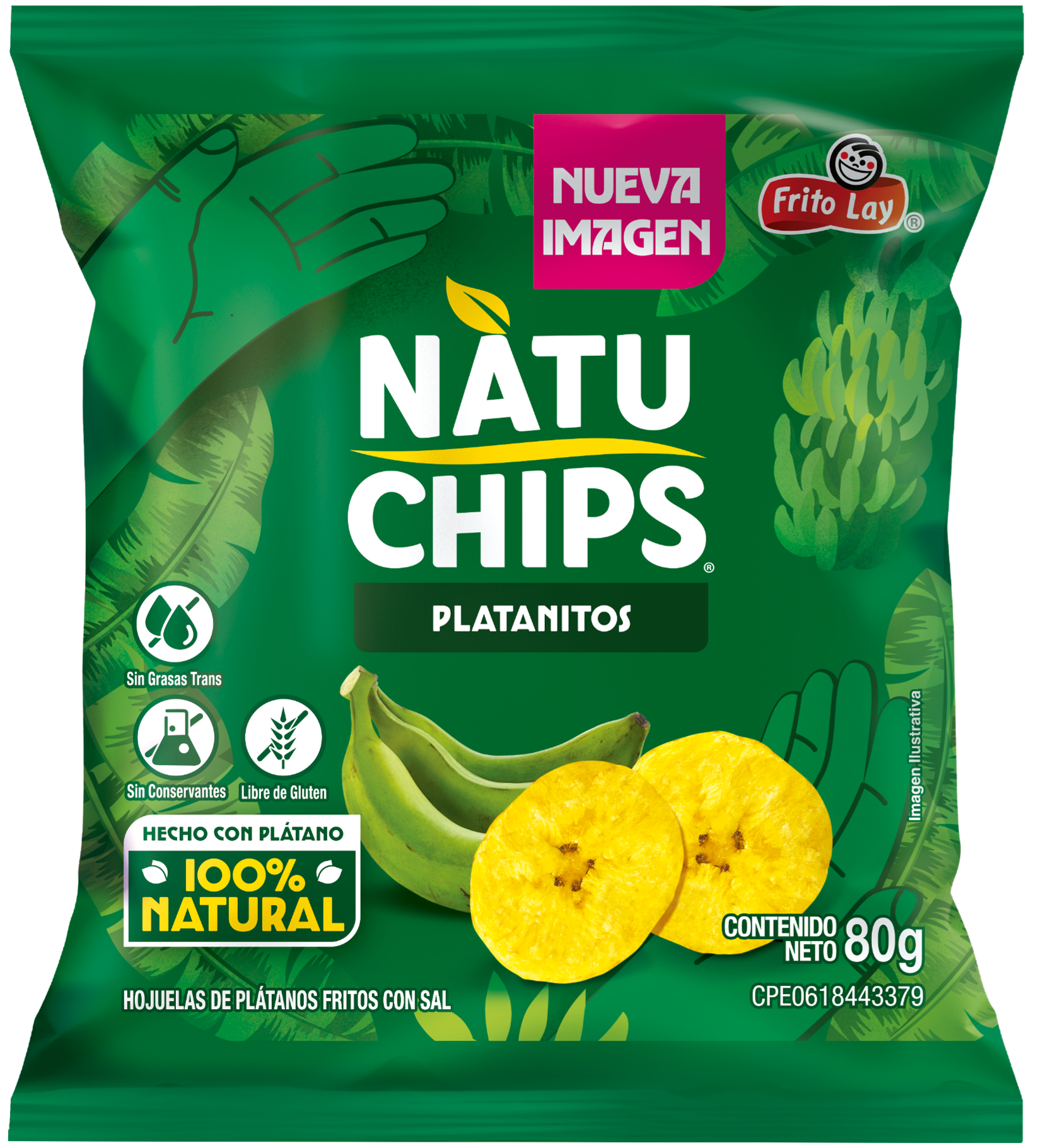 PLATANITO NATUCHIPS 80GR