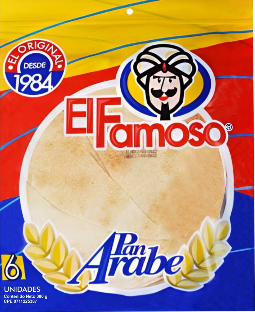 PAN ARABE EL FAMOSO 380 GR