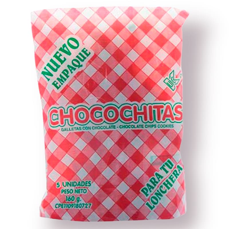GALLETAS CHOCOCHITAS BOLSA 5 X 32GR