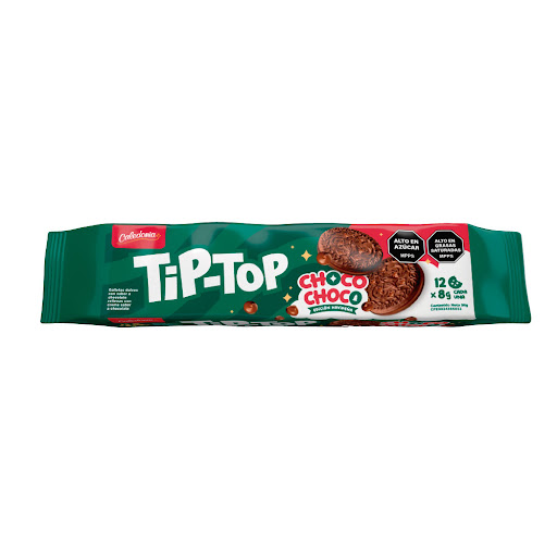 TIP TOP GALLETAS CHOCO CHOCO 96GR
