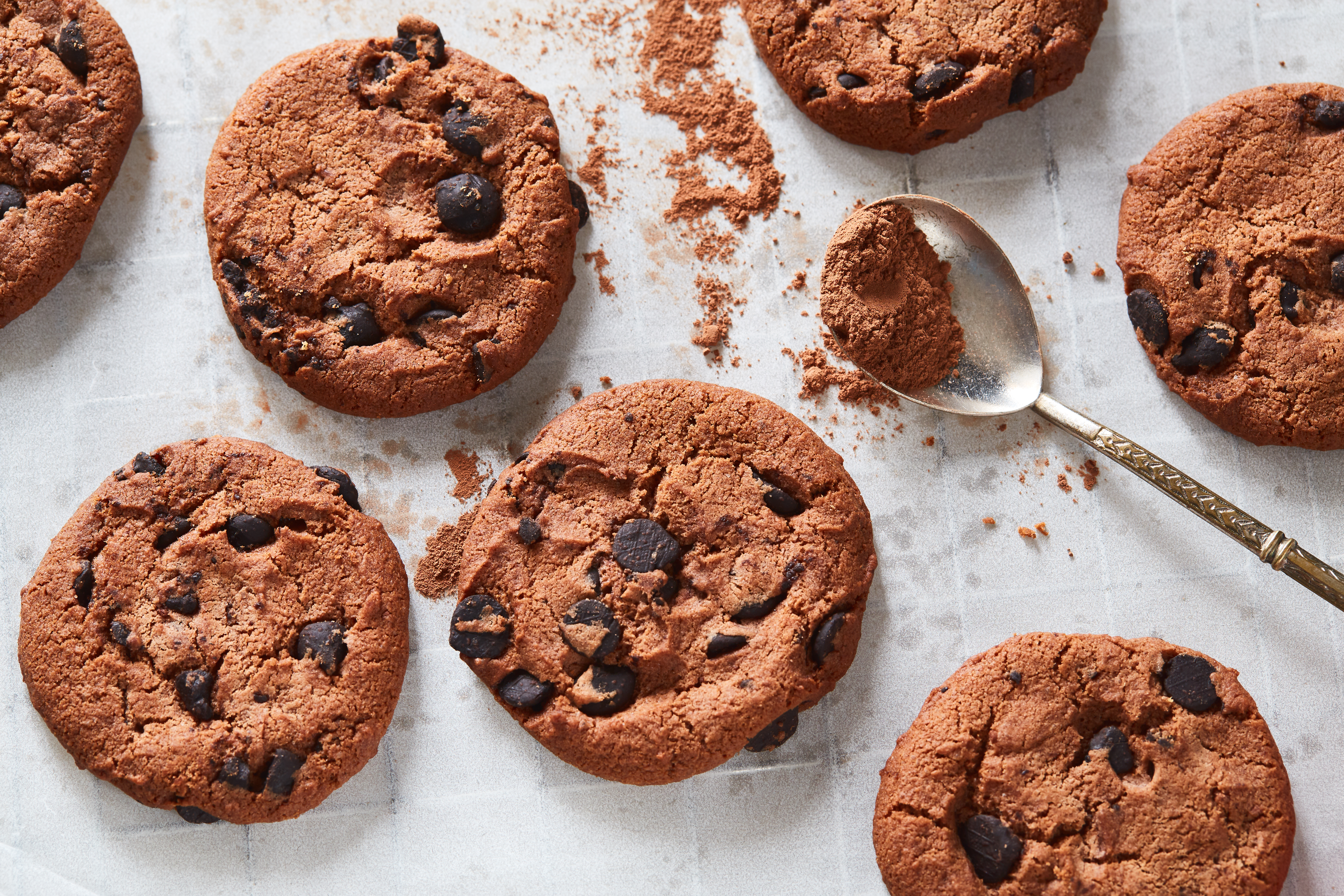 Galletas con chispas de chocolate.