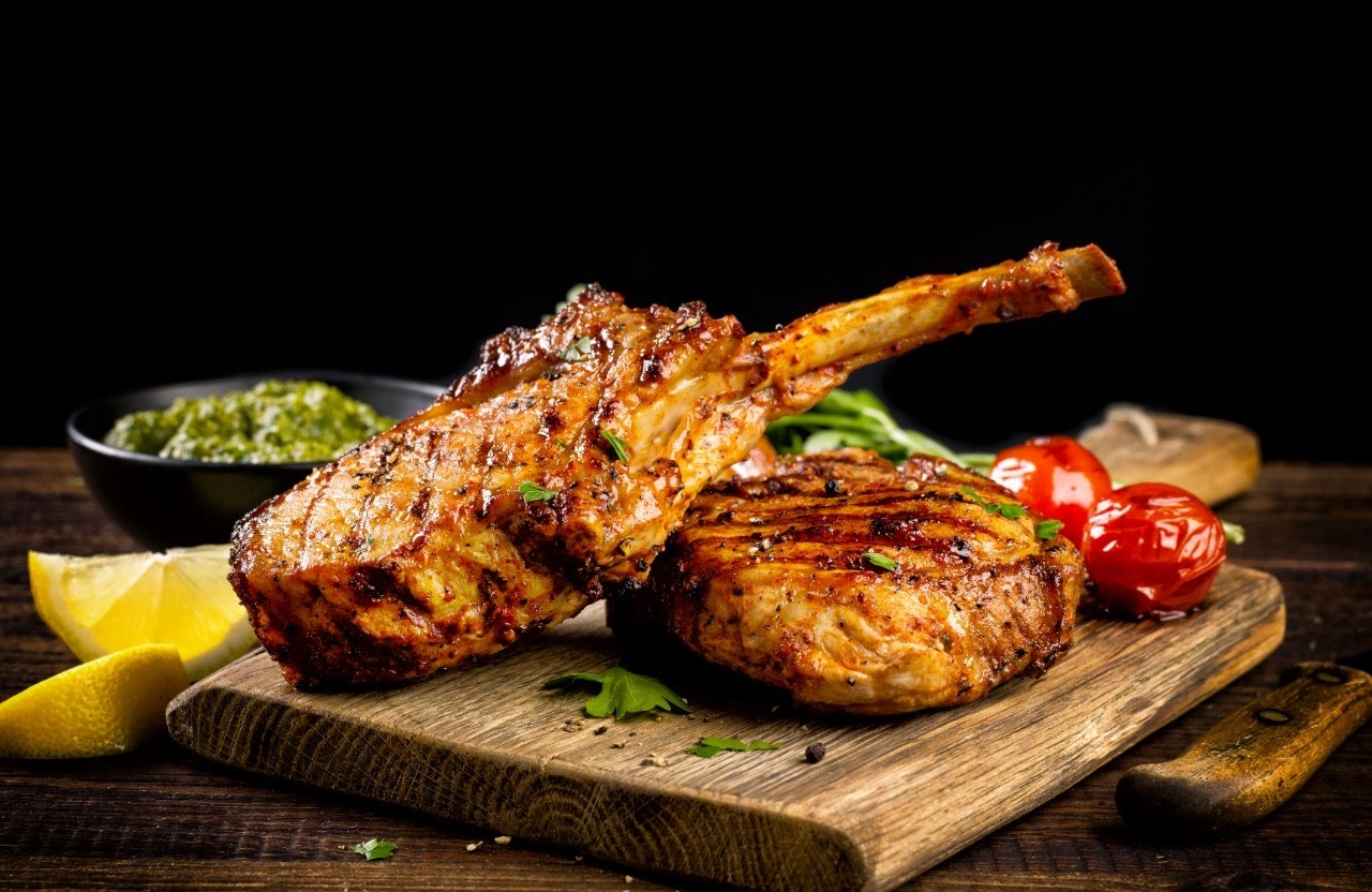 Filete Tomahawk con mantequilla vaquero 