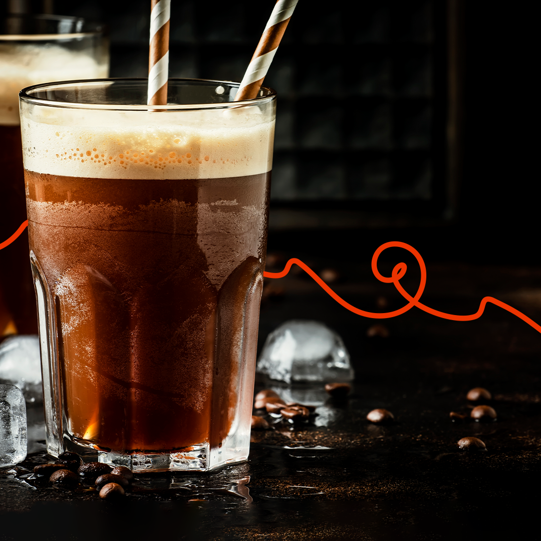 Mokaccino frappeado sin lactosa