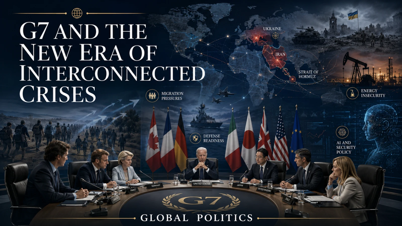 G7 Leaders Face a World of Linked Crises: Ukraine, Iran, Energy, AI, and Global Security