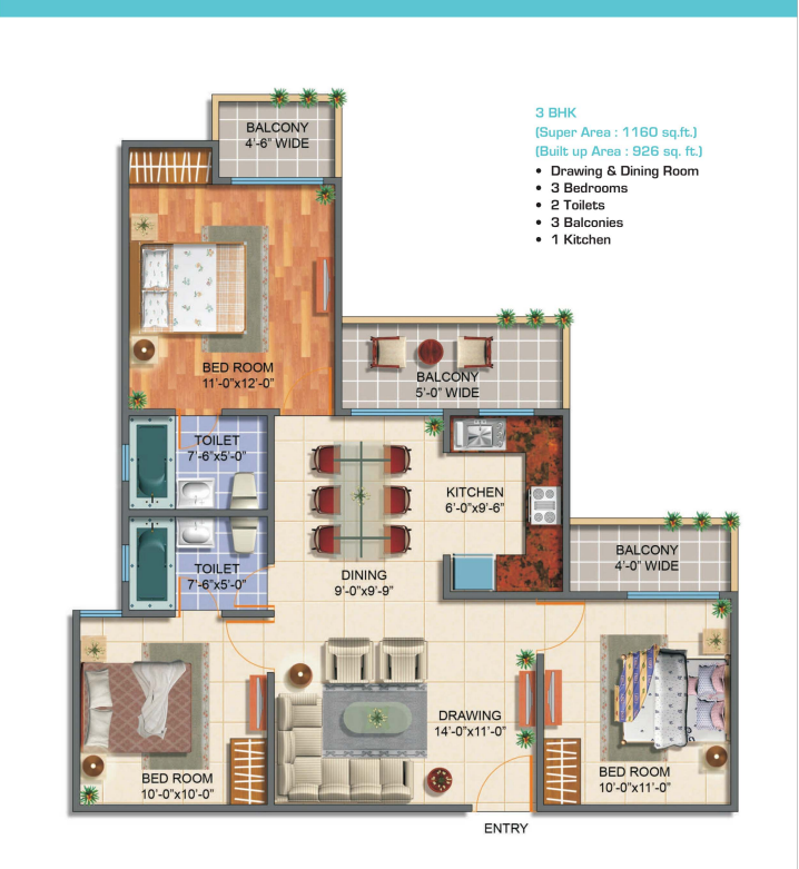 3 BHK