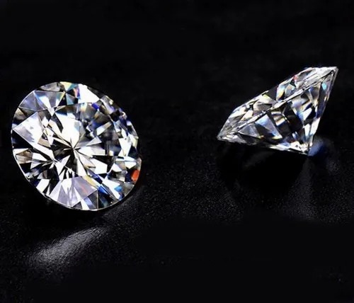 Colorless Round Cut Forever Moissanite Stone