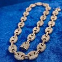 18 mm Cuban Chain, VVS Moissanite, Hip Hop Miami Cuban, Bussdown Cuban