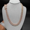 14 MM Rose Gold Cuban Chain / Hip Hop Jewelry