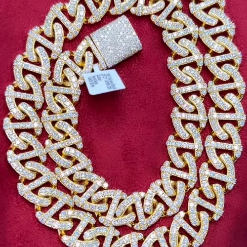 Rose Gold Cuban Chain / Hip Hop Jewelry 18 MM