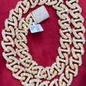 Rose Gold Cuban Chain / Hip Hop Jewelry 18 MM