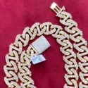 Rose Gold Cuban Chain / Hip Hop Jewelry 18 MM