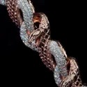 20mm Cuban Link Chain Necklace, 925 Sterling Silver, Iced Out Diamond Choker
