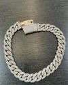 22 mm / 22 inch Iced out hip hop Chain CUBAN CHAIN