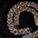 22 MM Rose Gold Cuban Chain / Hip Hop Jewelry