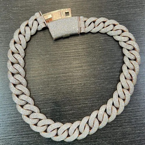 22 mm / 22 inch Iced out hip hop Chain CUBAN CHAIN