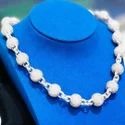 8MM Cuban Link Chain Necklace, 925 Sterling Silver, Iced Out Diamond Choker