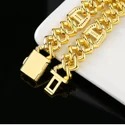 Rose Gold Cuban Chain / Hip Hop Jewelry 18 MM