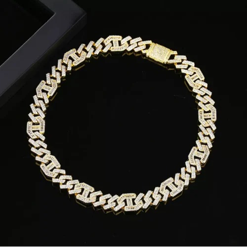 Rose Gold Cuban Chain / Hip Hop Jewelry 18 MM