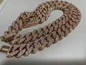 Rose Gold Cuban Chain / Hip Hop Jewelry 18 MM