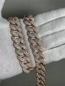 Rose Gold Cuban Chain / Hip Hop Jewelry 18 MM