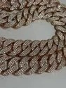 Rose Gold Cuban Chain / Hip Hop Jewelry 18 MM