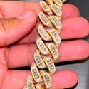 Rose Gold Cuban Chain / Hip Hop Jewelry 18 MM