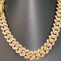 Rose Gold Cuban Chain / Hip Hop Jewelry 18 MM