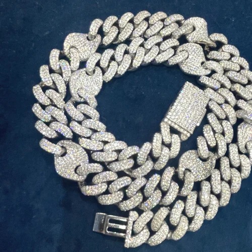 14 Mm Cuban Chain Hip Hop Jewelry
