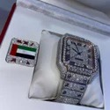 Top Quality Diamond Lab Grown Watch on Factory Price DEF Lab Grown Diamond Iced Out Watch