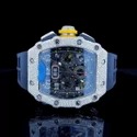 Best Quality Fully Customized Iced Out Diamond Lab Grown Watch for Men Hip Hop Diamond Jewelry