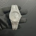 Trending VVS Lab Grown Diamond Studded Iced Out Diamond Watch for Men Best Fashion Jewelry Gift