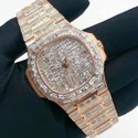 High Quality Iced Out DEF Lab Moissanite Diamond Watch Colorless Diamond Hip Hop Style Diamond Watch