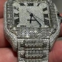 Best Quality Fully Customized Iced Out Diamond Lab Grown Watch for Men Hip Hop Diamond Jewelry