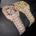 Top Quality Diamond Lab Grown Watch on Factory Price DEF Lab Grown Diamond Iced Out Watch