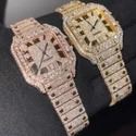 Top Quality Diamond Lab Grown Watch on Factory Price DEF Lab Grown Diamond Iced Out Watch