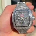 High Quality Hip Hop Customized Iced out Lab Grown Diamond Watch for Men VVS Diamond Watch Gift