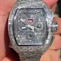 High Quality Hip Hop Customized Iced out Lab Grown Diamond Watch for Men VVS Diamond Watch Gift