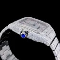 Good Quality Hip Hop Customized Iced out Lab Grown Diamond Watch for Men VVS Diamond Watch Gift