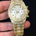 Good Quality Hip Hop Customized Iced out Lab Grown Diamond Watch for Men VVS Diamond Watch Gift